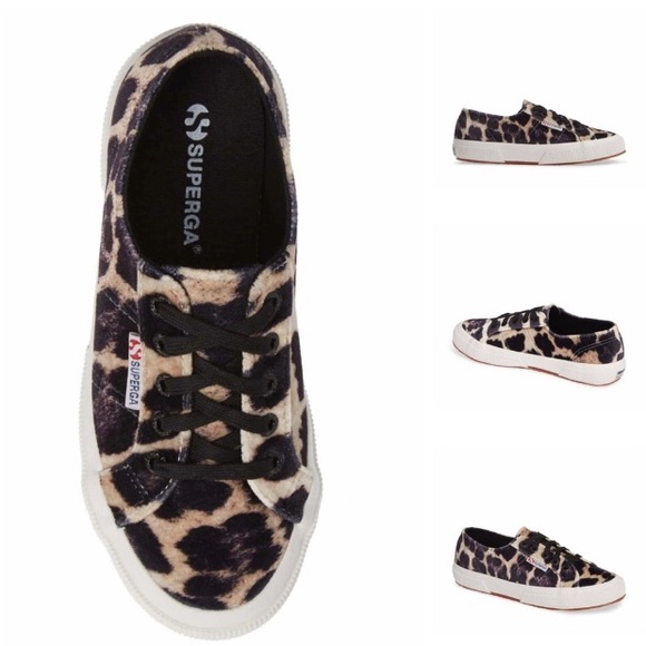 Superga Leopard Print 2750 Sneakers NEW Size 40 - Picture 4 of 8